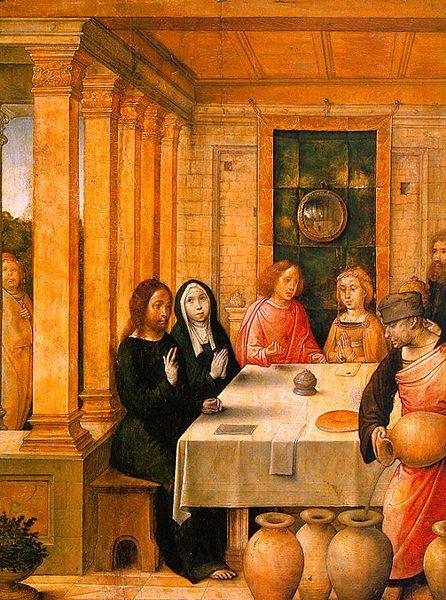 Juan de Flandes The Marriage Feast at Cana France oil painting art